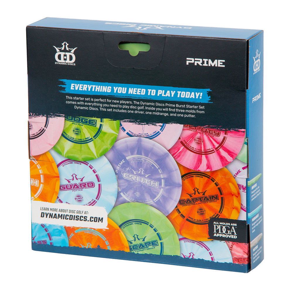 Dynamic Discs Assorted Prime Burst 3-Disc Starter Set