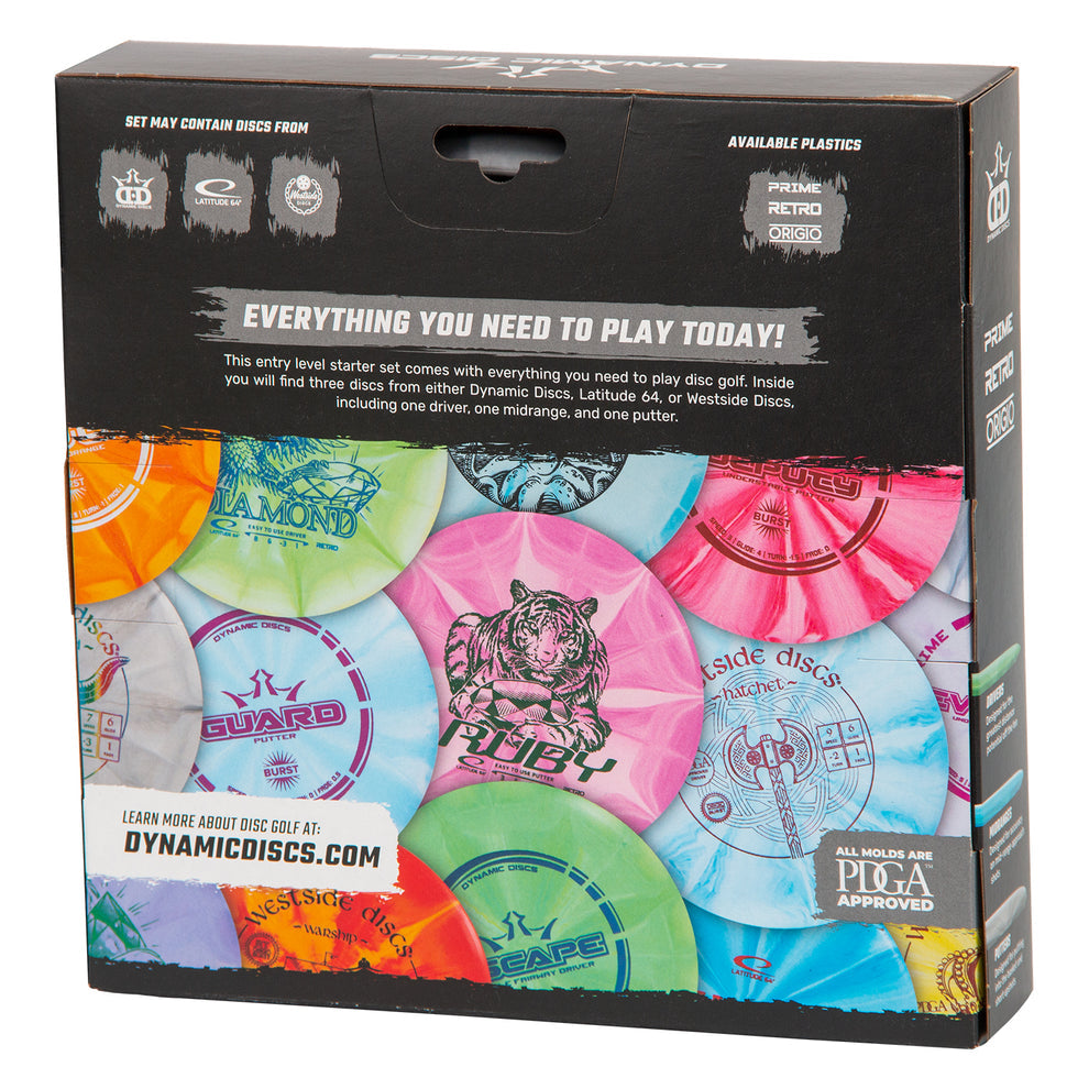 Trilogy Assorted Prime/Retro/Origio Burst 3-Disc Starter Set