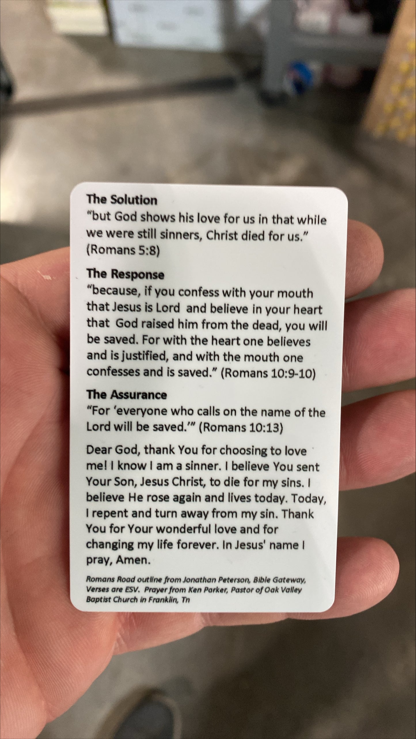 "The Romans Road" Tracts (5-Pack)