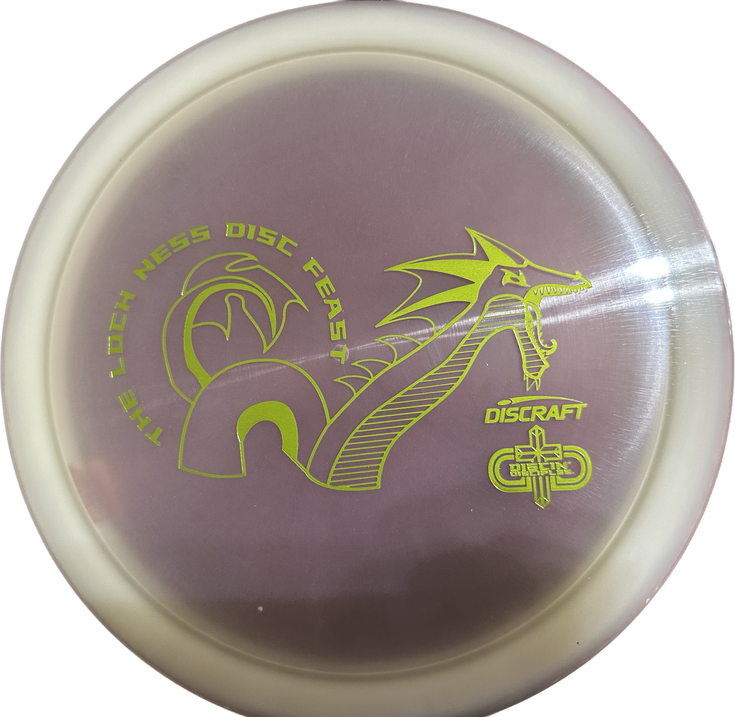 Discraft Glo Z Raptor - Loch Ness Disc Feast Stamps