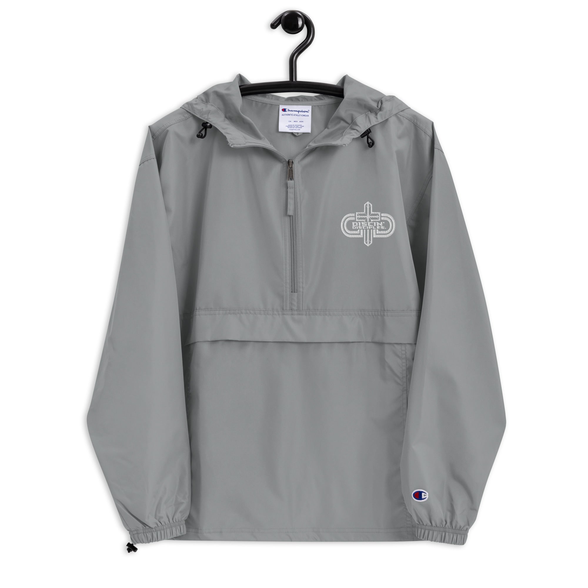 Embroidered Pullover Rain Jacket – Discin' Disciples