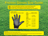 Friction Disc Golf Gloves (Single Hand)